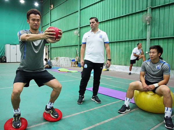 重庆队积极备战，盼望富力队发光发热