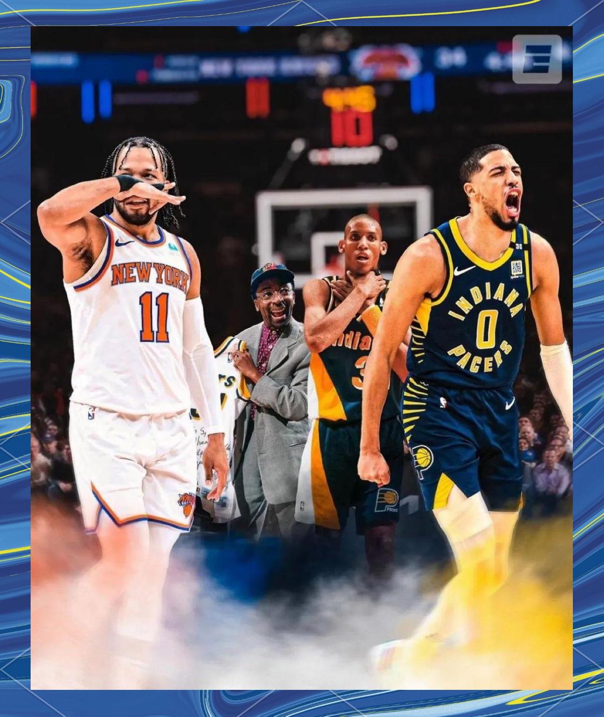 关于尼克斯击败步行者，兰德尔砍下28分的信息